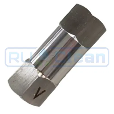 Обратный клапан (400бар, 3/8"г-3/8"г, нерж) TOR