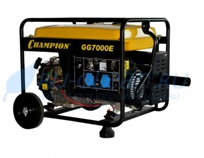 Генератор бензиновый CHAMPION GG7000E+ATS+ газоотвод