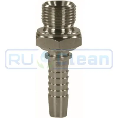 Фитинг высокого давления BSP (DN12, 3/8ш, нерж) R+M