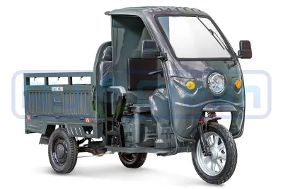 Трицикл электрический Rutrike Гермес 1500 60V/1200W (серый)