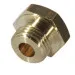 Заглушка 1/4"ш (латуннь) PA