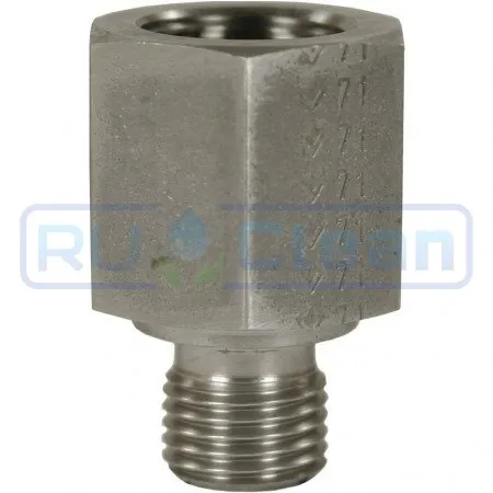 Переходник 1/4"г-1/8"ш (нерж, 400бар) R+M