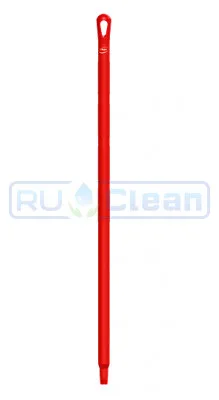 Ручка ультра гигиеническая Vikan (d32мм, 100см, красный)