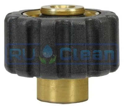 Переходник М22х1.5г-1/4"г (400бар, лат, короткая) R+M