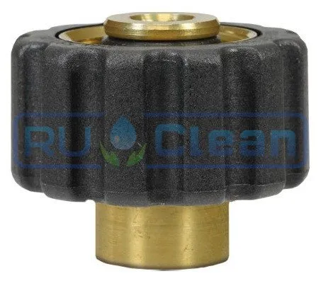 Переходник М22х1.5г-1/4"г (400бар, лат, короткая) R+M