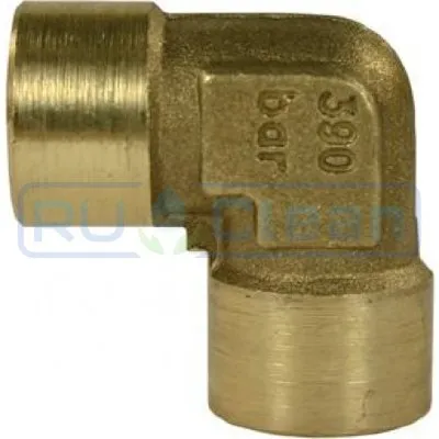 Переходник угловой 1/4г-г (350бар, латунь) R+M