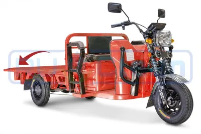 Трицикл электрический Rutrike Габарит 1700 60V1200W (красный)