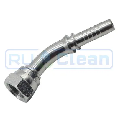 Фитинг высокого давления JIC (DN08, 1/2г, 45гр, оцинк) Robin