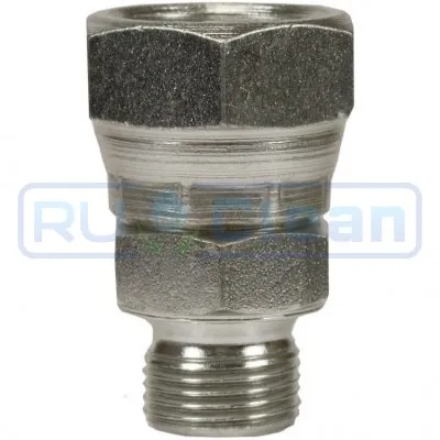 Переходник 3/8"ш-3/8"г (200бар, оцинк, вращ) R+M