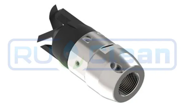 Форсунка каналопромывочная SNKH (20, 300бар, 1/2"г, 3-M6х6, 6-M6х6, вращ) Tecomec