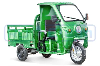 Трицикл электрический Rutrike Гермес Pro 1500 (темно-зеленый)