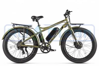 Электровелосипед VOLTECO BIGCAT DUAL NEW (хаки)