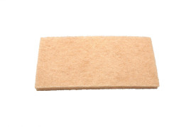 Губка для пола FBK (250х120 мм, мягкая, желтый)