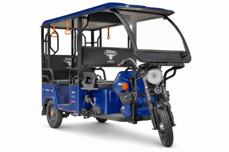 Трицикл электрический Rutrike Рикша 60V 2000W (синий) (026654-3294)