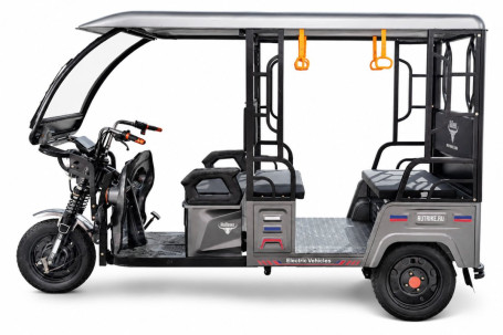 Трицикл электрический Rutrike Рикша 60V 2000W (синий) (026654-3294)