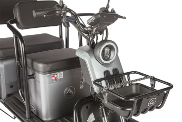 Трицикл электрический Wanshida UM+ (60V, 1000W, серый)