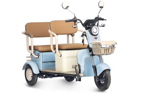 Трицикл электрический Rutrike Атлас (синий) (026353-3257)