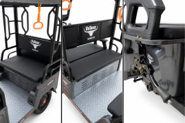 Трицикл электрический Rutrike Рикша 60V 2000W (темно-зеленый)