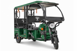 Трицикл электрический Rutrike Рикша 60V 2000W (темно-зеленый)