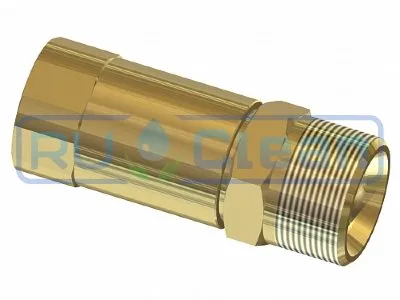 Переходник М22х1.5ш-1/4"г (лат, вращ, тип SW6) PA