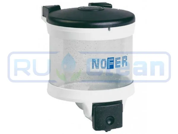Диспенсер для мыла Nofer 03019.W Basic (2000мл, пластиковый, прямоугольный)