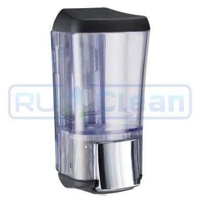 Диспенсер для мыла Nofer 03010 Black (170мл, прозрачный)
