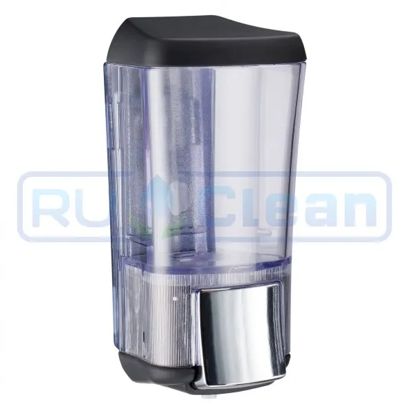 Диспенсер для мыла Nofer 03010 Black (170мл, прозрачный)