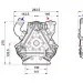 Мембранный насос Comet ВP 130 D (20 бар, 124 л/мин, ВОМ 1"3/8)