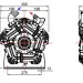 Мембранный насос Comet ВPS260 (249л/мин, 20бар, вал ВОМ 1"3/8, внутр. Д 25мм)