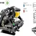 Мембранный насос Comet ВP110 D (20 бар, 110 л/мин, ВОМ 1"3/8)