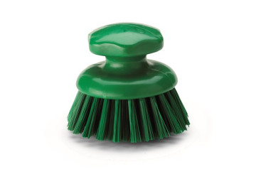 Щетка IGEAX круглая ручная (d210мм, средний ворс, зеленый)
