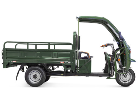 Трицикл электрический Rutrike D4 КАБИНА 1800 (серый) (025111-3135)
