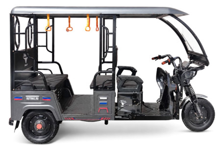 Трицикл электрический Rutrike Рикша 60V 2000W (серый) (026654-3292)