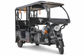 Трицикл электрический Rutrike Рикша 60V 2000W (серый)