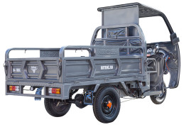 Трицикл электрический Rutrike D4 КАБИНА 1800 60V1500W (зеленый)