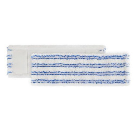 Моп TTS Wet Disinfection soft band (50см, белый с синими полосками)