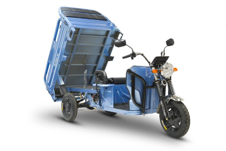 Трицикл электрический Rutrike Вектор 1500 (60V, 1200W, т-синий) (026260-3236)