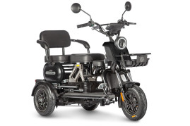 Трицикл электрический Wanshida UN MOTO (60V, 650W, черный)