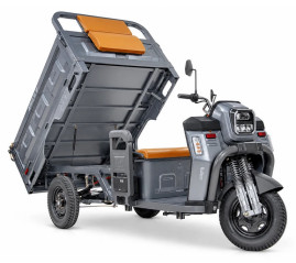 Трицикл электрический Rutrike Импульс 1800 60/72V 1500W (серый)