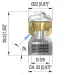 Форсунка каналопромывочная PA STR-3/8 (11, 3/8"г, бой 3R, вращ)