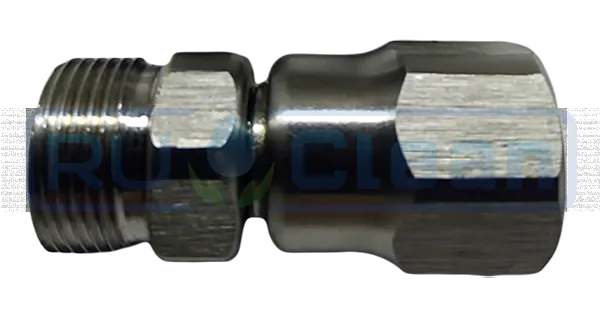 Переходник М22х1.5ш-М22х1.5г (нерж, вращ) RC