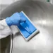 Держатель пада ручной Vikan (235мм, синий)
