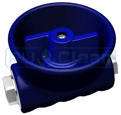 Кран для пенного пистолета PA RPS (1/2"г-г, 24бар, 80л/мин, синий)