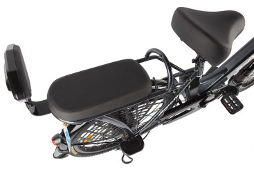 Электровелосипед GREEN CITY e-ALFA new (темно-серый)