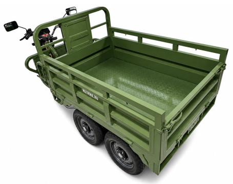 Трицикл электрический Rutrike Каскад 1600 60V 1500х2W (зеленый) (026655-3295)