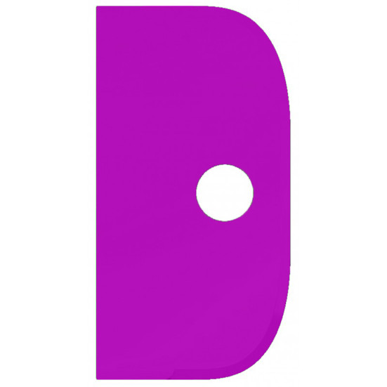 Скребок ручной Haug Bursten (230мм, без ручки, фиолетовый)