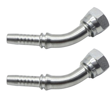 Фитинг высокого давления BSP (DN32, 1 1/4г, 45гр, оцинк) Robin