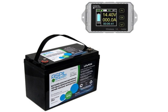 Тяговый аккумулятор ASPIL (24В, 108Ач, LiFePO4)