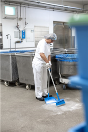 Щетка подметальная Vikan (26см, синий)