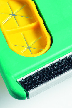 Рамка TTS VELCRO (40х9.5см, зеленая, с отверстиями)